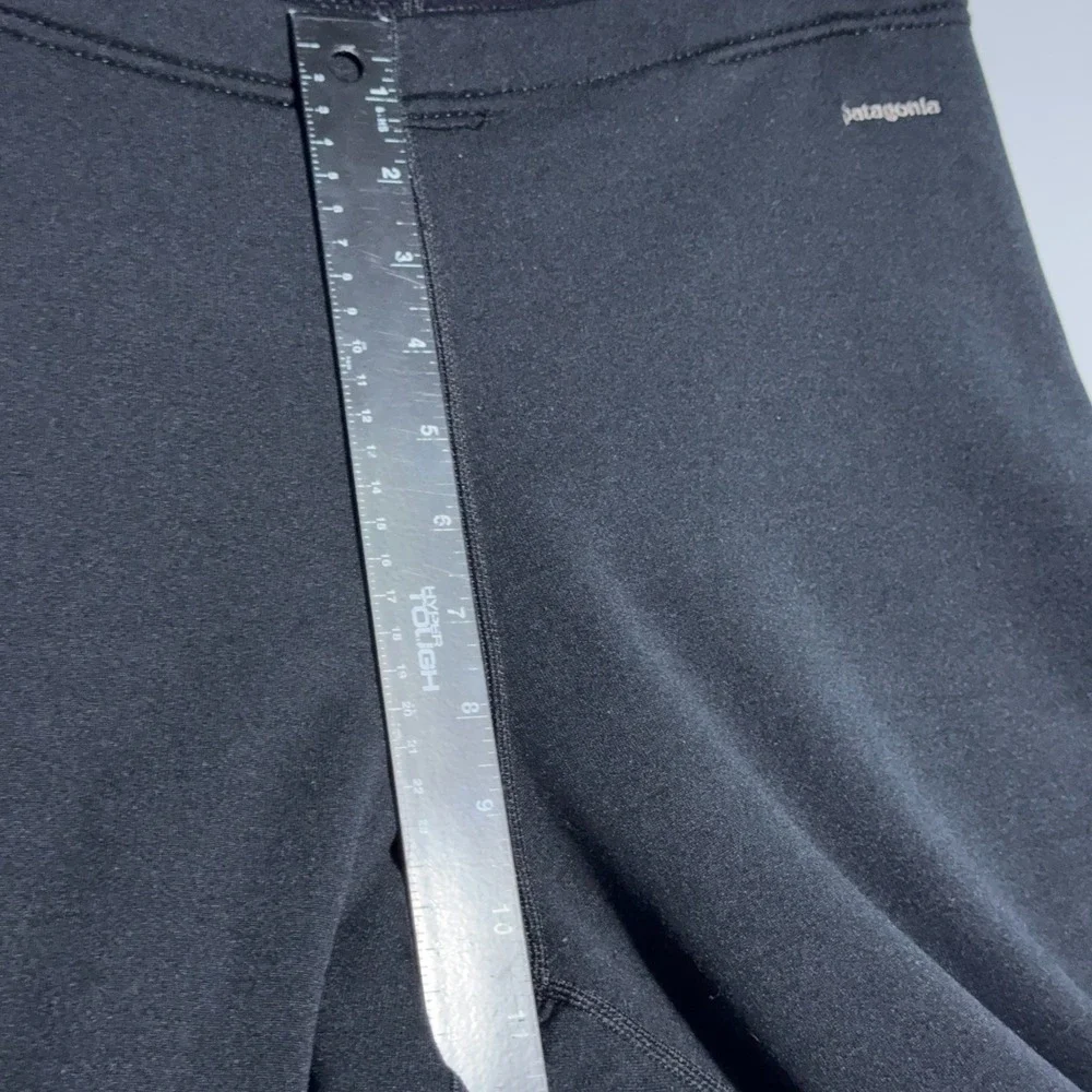 Patagonia Capilene Base Layer Leggings Mens Size‎ Medium Fleece Black Gorpcore
